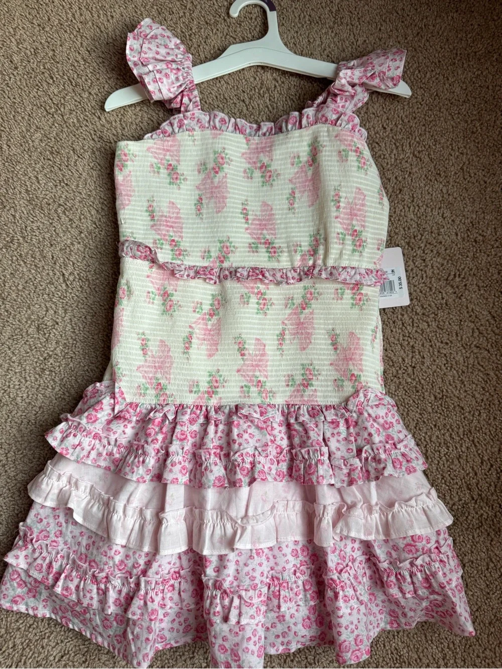 Evie Blooming Bows Smocked Tiered Ruffle Dress from LoveShackFancy x Target